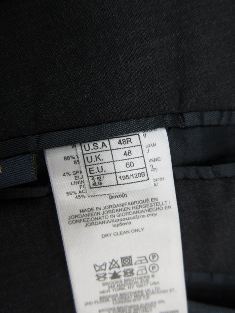 Brooks Brothers Suit 48 Explorer Madison Fit Wool Blazer Pants 38X32* - Picture 11 of 16